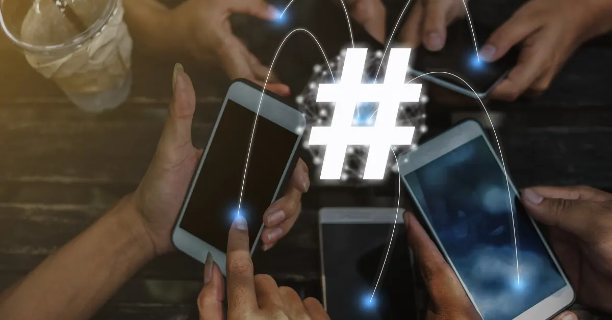 social media hashtags